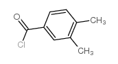 3,4-Dimethylbenzoylchloride structure, CAS 21900-23-2