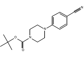1-Boc-4-(4-cyanophenyl)piperazine structure, CAS 186650-98-6