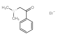 Dimethylphenacylsulfoniumbromide structure, CAS 5667-47-0