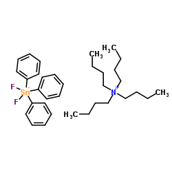 Tetrabutylammoniumdifluorotriphenylstannate structure, CAS 139353-88-1
