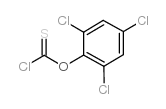 2,4,6-Trichlorophenylchlorothioformate structure, CAS 31836-18-7
