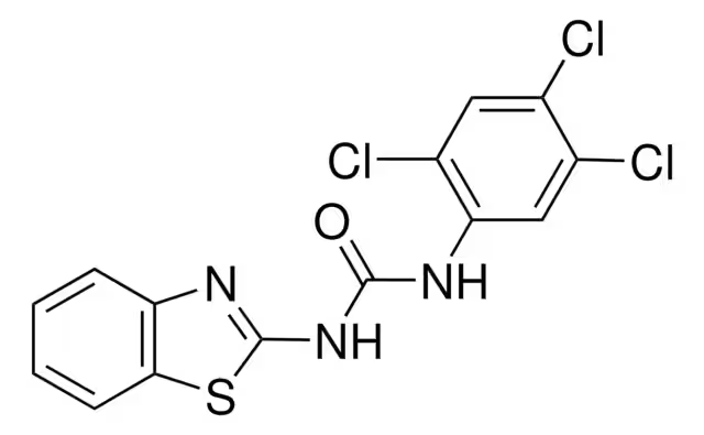1-(2,4,5-Trichlorophenyl)-2-thiourea structure, CAS 90617-76-8