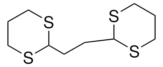 2,2'-Ethylenebis(1,3-dithiane) structure, CAS 14947-53-6