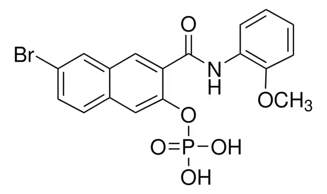 7-Bromo-3-hydroxy-2-naphthoic-o-anisididephosphate structure, CAS 1919-91-1
