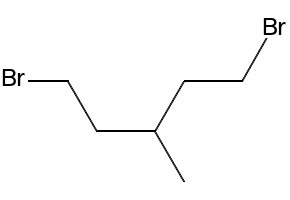 3-Methyl-1,5-dibromopentane structure, CAS 4457-72-1