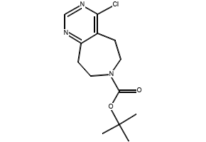 ETHYL4-CHLORO-8,9-DIHYDRO-5H-PYRIMIDO[5,4-D]AZEPINE-7(6H)-CARBOXYLATE structure, CAS 1245645-25-3