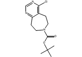 TERT-BUTYL2-AMINO-4-HYDROXY-8,9-DIHYDRO-5H-PYRIMIDO[4,5-D]AZEPINE-7(6H)-CARBOXYLATE structure, CAS 1245646-44-9