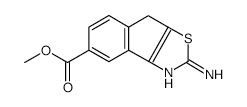 METHYL2-AMINO-8H-INDENO[1,2-D]THIAZOLE-5-CARBOXYLATE structure, CAS 1245648-02-5