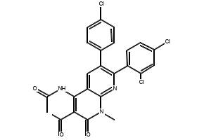 2,4-DICHLORO-1,2-DIHYDRO-1,8-NAPHTHYRIDINE structure, CAS 1245646-38-1