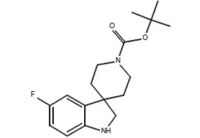 benzyl7-fluorospiro[indoline-3,4'-piperidine]-1'-carboxylate structure, CAS 1243359-99-0