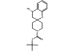 tert-butyl4-aminospiro[chroman-2,4'-piperidine]-1'-carboxylatehydrochloride structure, CAS 1243481-60-8
