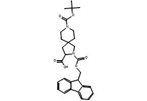 2-(allyloxycarbonyl)-8-(tert-butoxycarbonyl)-2,8-diazaspiro[4.5]decane-3-carboxylicacid structure, CAS 1250991-77-5