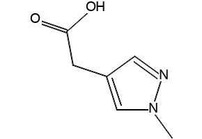 (1-Methyl-1H-pyrazol-4-yl)-aceticacid structure, CAS 1152582-56-3