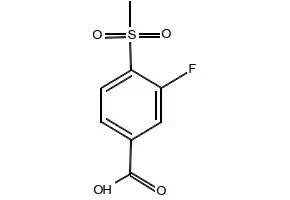 3-Fluoro-4-(methylsulfonyl)benzoicAcid structure, CAS 185945-88-4