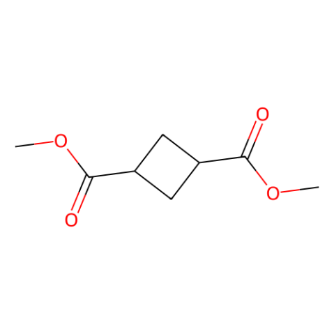 Cyclobutane-1,3-dicarboxylicaciddimethylester structure, CAS 90199-98-7