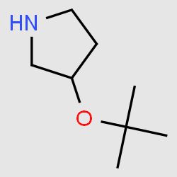 3-t-Butoxypyrrolidine structure, CAS 1247110-73-1