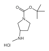 (R)-1-Boc-3-methylaminopyrrolidine,hydrochloride structure, CAS 1004538-35-5