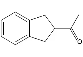 1-(5-Fluoro-2,3-dihydro-inden-2-yl)ethanone structure, CAS 1244949-19-6