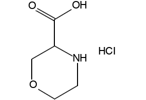 3-MorpholinecarboxylicAcidHydrochloride structure, CAS 66937-99-3