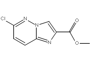 methyl3-chloroimidazo[1,2-b]pyridazine-2-carboxylate structure, CAS 1207175-35-6