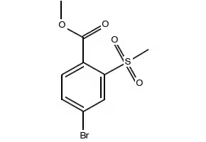 Methyl4-Bromo-2-(methylsulfonyl)benzoate structure, CAS 773134-43-3
