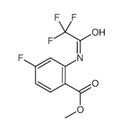 Methyl4-Fluoro-2-(trifluoroacetamido)benzoate structure, CAS 404010-71-5