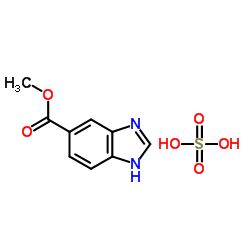 MethylBenzoimidazole-5-carboxylateSulfate structure, CAS 131020-58-1
