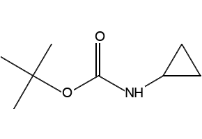 N-Boc-cyclopropylamine structure, CAS 132844-48-5