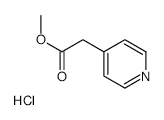 Methyl4-PyridylacetateHydrochloride structure, CAS 70199-68-7