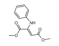 Dimethyl2-(Phenylamino)-2-butenedioate structure, CAS 54494-74-5