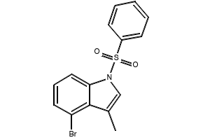 3-Bromo-4-methylindole structure, CAS 1094654-54-2