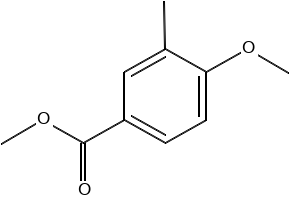 Methyl4-Methoxy-3-methylbenzoate structure, CAS 70347-04-5