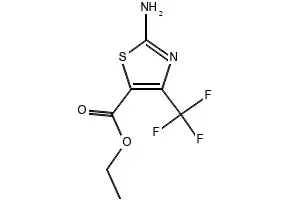 2-Amino-4-(trifluoromethyl)thiazole-5-carboxylicAcid structure, CAS 239135-55-8