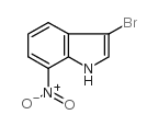 3-Bromo-7-nitroindole structure, CAS 397864-11-8