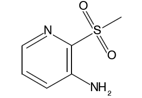 3-Amino-2-(methylsulfonyl)pyridine structure, CAS 80383-38-6