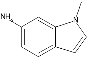 6-Amino-1-methylindole structure, CAS 135855-62-8