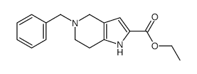 ethyl5-benzyl-4,5,6,7-tetrahydro-1H-pyrrolo[3,2-c]pyridine-2-carboxylate structure, CAS 1201784-83-9
