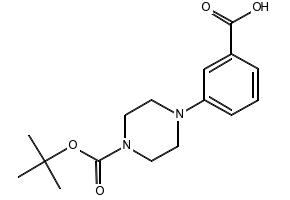 3-(4-Boc-piperazin-1-yl)benzoicAcid structure, CAS 193818-13-2