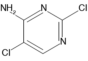 4-Amino-2,5-dichloropyrimidine structure, CAS 89180-51-8
