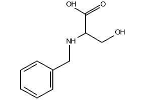 2-Benzylamino-3-hydroxypropionicAcid structure, CAS 106910-76-3