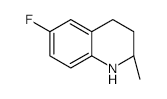 (R)-6-fluoro-2-methyl-1,2,3,4-tetrahydroquioline structure, CAS 199186-69-1