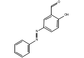 2-Hydroxy-5-phenylazobenzaldehyde structure, CAS 27147-03-1