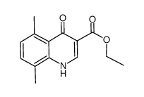 4-Hydroxy-5,8-dimethylquinoline-3-carboxylicacidethylester structure, CAS 71083-10-8