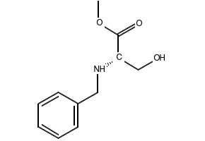 Methyl(S)-2-(Benzylamino)-3-hydroxypropanoate structure, CAS 123639-56-5