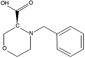 (S)-4-Benzyl-3-morpholinecarboxylicAcid structure, CAS 1235011-96-7