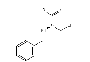 Methyl(R)-2-(Benzylamino)-3-hydroxypropanoate structure, CAS 131110-76-4