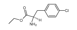 (R)-b-(p-chlorophenyl)alanineethylester structure, CAS 166449-97-4