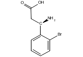 (R)-3-Amino-3-(2-bromo-phenyl)-propionicacid structure, CAS 737751-95-0