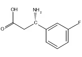 (S)-3-Amino-3-(3-fluoro-phenyl)-propionicacid structure, CAS 723284-79-5