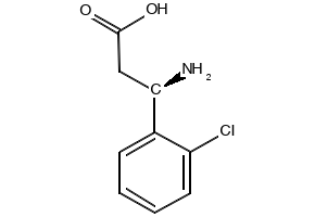 (R)-3-Amino-3-(2-chloro-phenyl)-propionicacid structure, CAS 740794-79-0